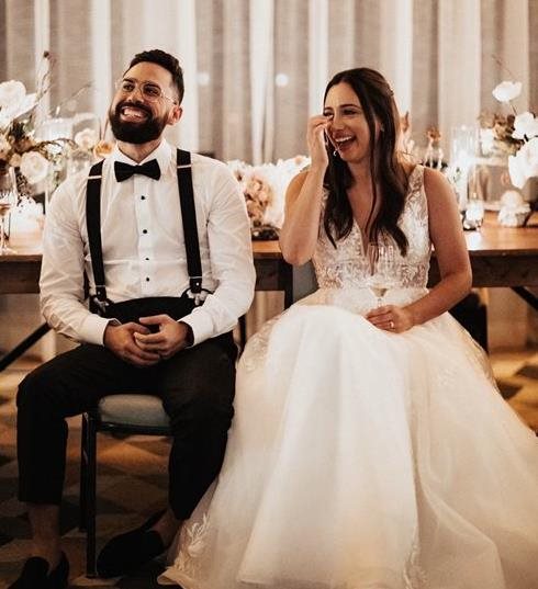 Kevin el día de su boda